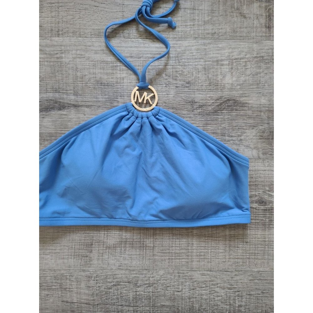 Michael Michael Kors Baby Blue Bikini Top Gem